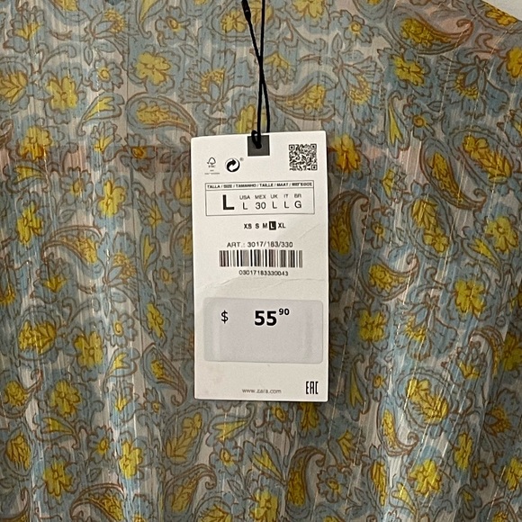 ZARA sophisticated blouse long sleeves - Picture 8 of 8